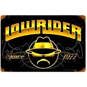 New metal lowrider sign 8x12.